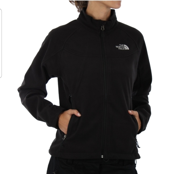 The North Face Windwall 1 Black Fleece Full Zip Jacket Size M - Picture 1 of 14
